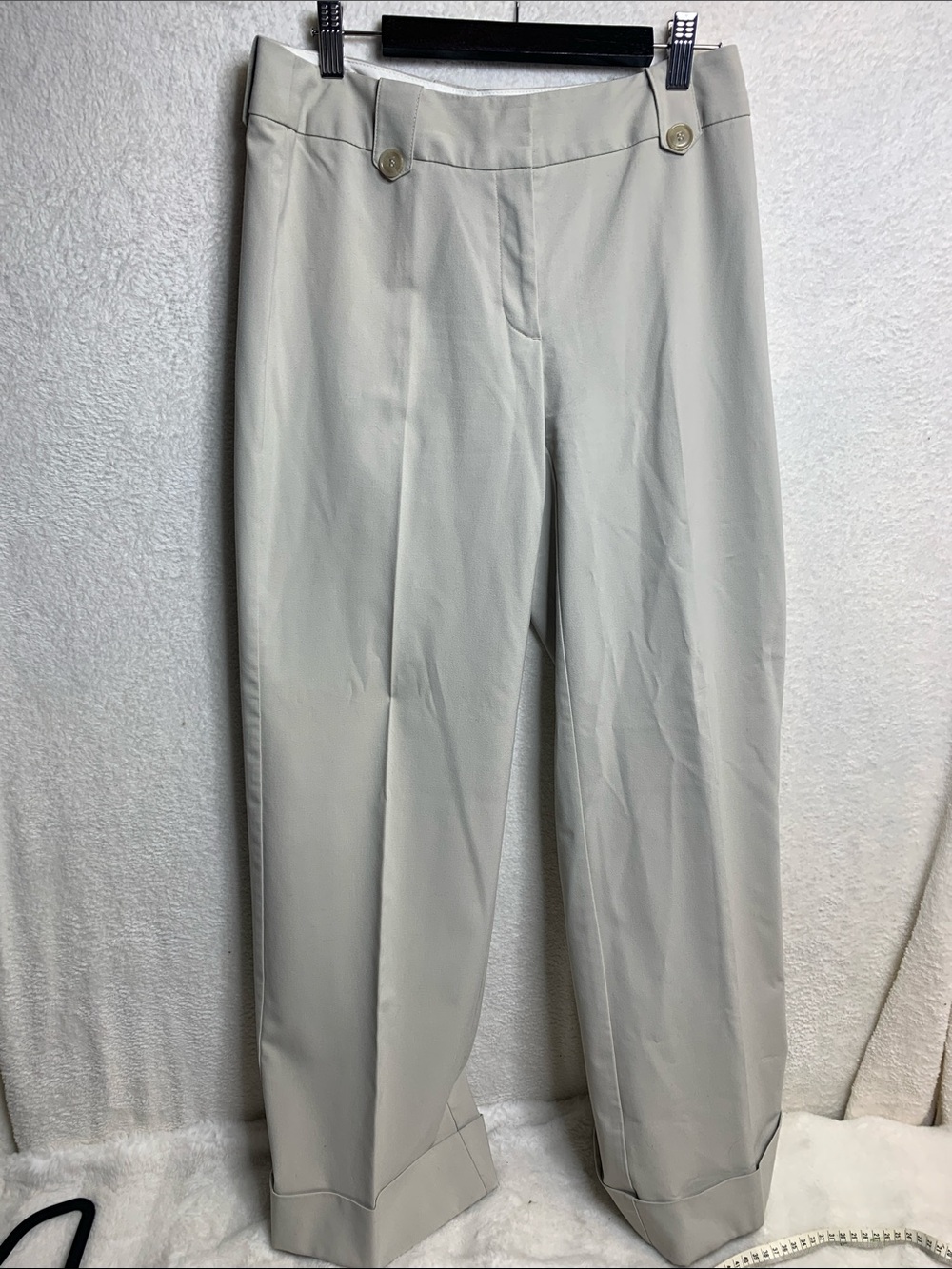 Worthington Light Beige Wide Leg Dress Pants